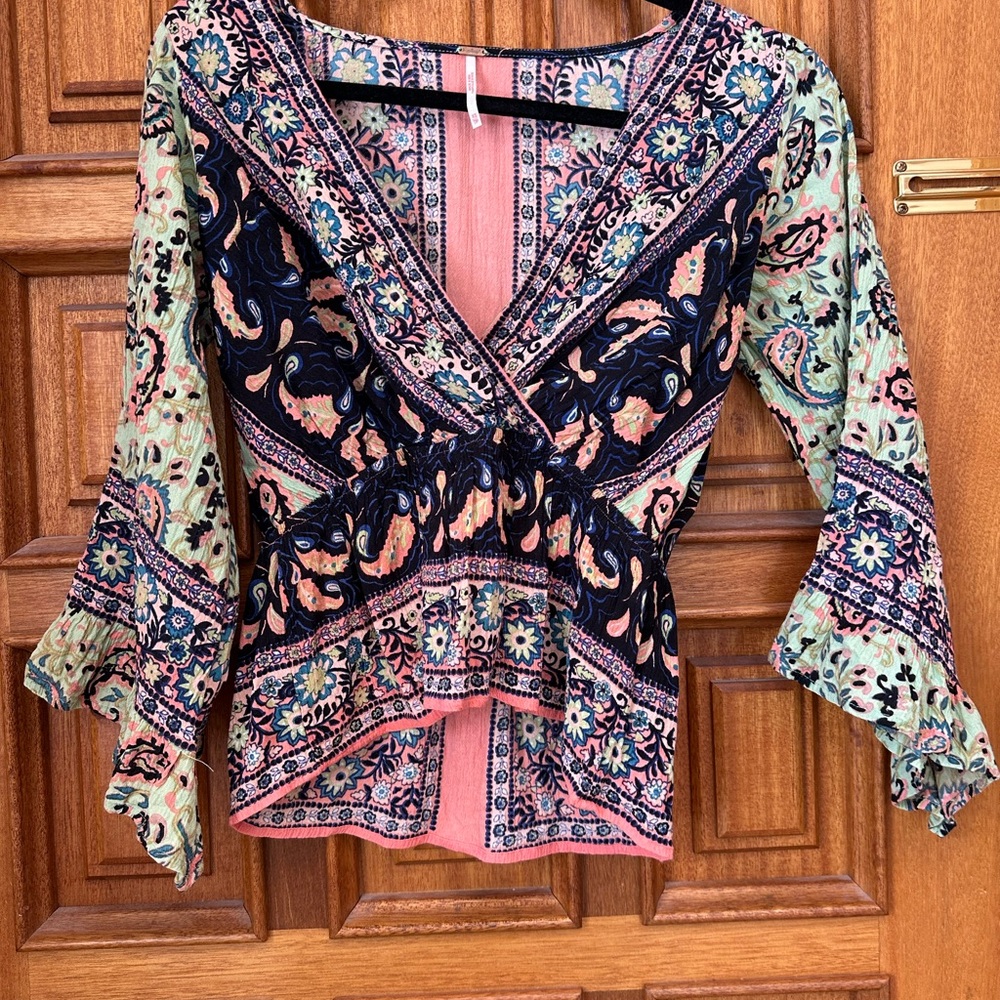 Bohemian Floral Women's Top